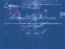 Tablet Screenshot of cityviewchurch.com.au